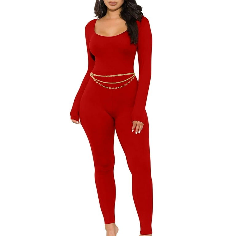 Spandex jumpsuit long sleeve best sale