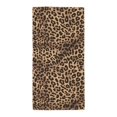 thumbnail image 1 of Polyester Long Towel Multi-Size Water Absorption Good Bright Fluffy Soft For Bathroom Swimming Pool Beach Outdoor Travel Leopard Skin Print Style Darkgreen1_4, 1 of 8