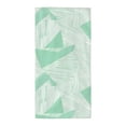 thumbnail image 1 of Polyester Long Towel Multi-Size Water Absorption Good Bright Fluffy Soft For Bathroom Swimming Pool Beach Outdoor Travel Lightseagreen Geometric Lines_4, 1 of 8