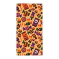 thumbnail image 1 of Polyester Long Towel Multi-Size Water Absorption Good Bright Fluffy Soft For Bathroom Swimming Pool Beach Outdoor Travel Halloween Candy Pattern, 1 of 8