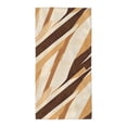 thumbnail image 1 of Polyester Long Towel Multi-Size Water Absorption Good Bright Fluffy Soft For Bathroom Swimming Pool Beach Outdoor Travel Tan Geometric Lines_4, 1 of 8