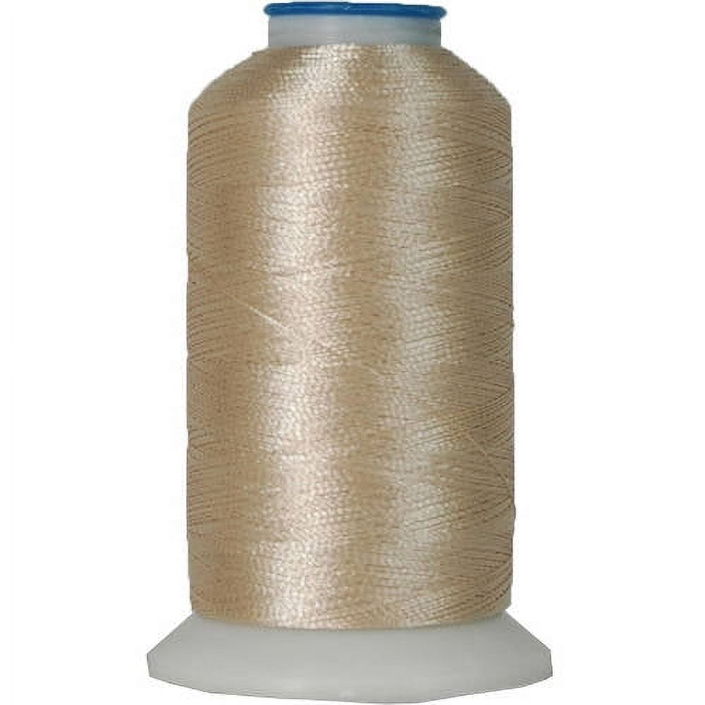 Polyester. Machine Thread Polyester Machine Embroidery Thread by Threadart - No. 104 - Natural ...
