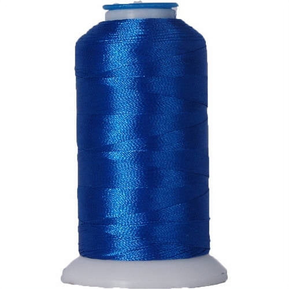 Threadart Polyester Machine Embroidery Thread - No. 934 - Electric Blue - 1000M - 220 Colors