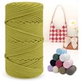 Polyester Macrame Cord 4mm x 150m Braided Cord Thick Rope Yarn for ...