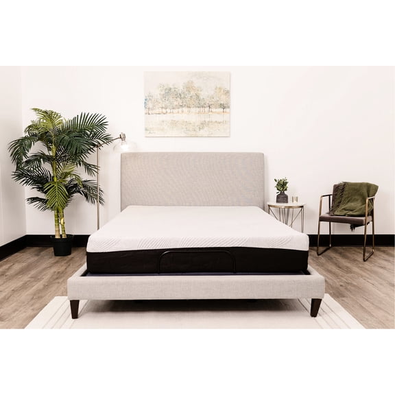 Polyester Material Base - Soft Gel Memory Foam Support - Daily Sleep - Luxury Anti - microbial Mattress