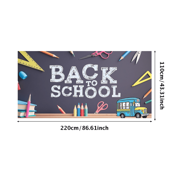 Polyester Material Educational Banner Classroom Background Decorative School Decorations for Children Kindergarten Learning
