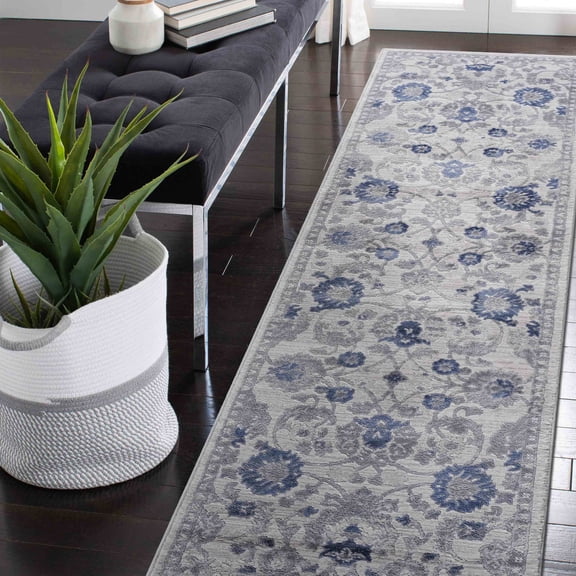 Polyester Medium Pile | Fits Under Furniture and in Entryways | Soft, Non-Shedding Area Rug