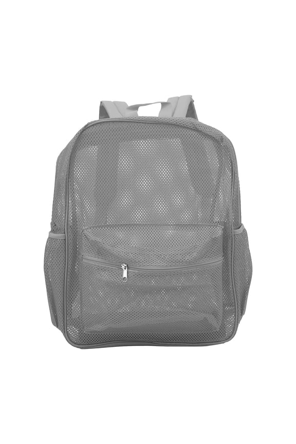 Polyester Mesh Backpack with Ergonomic Straps, Ideal for Swimming, Camping Use, 16.9 x 12.6in