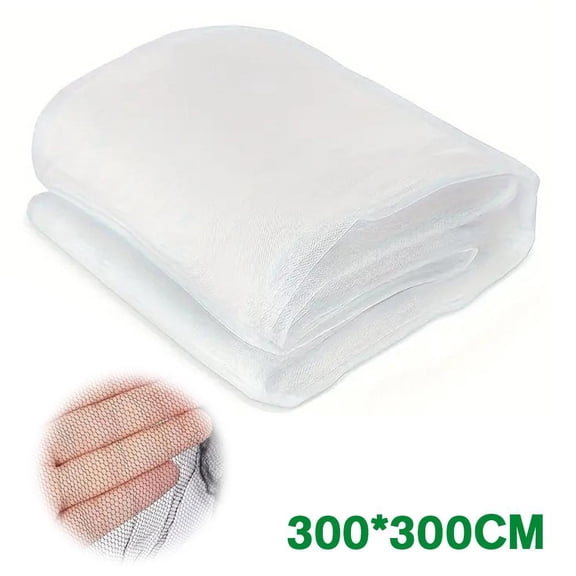 Polyester Mesh Netting – 1mm Fine Mesh Fabric,Cut-to-Size for Garden, Patio, Window, DIY