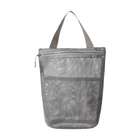 Polyester Mesh Travel Toiletry Bag Portable Large Capacity Storage Bag for Business Trips Daily Use