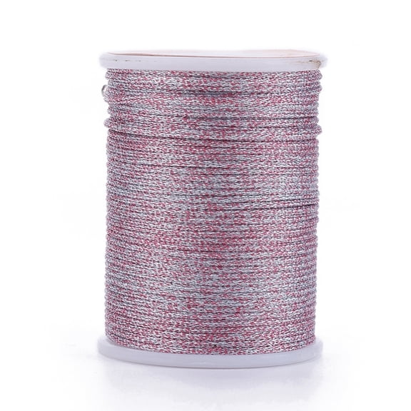 Polyester Metallic Thread Plum 1mm about 7.65 yards(7m)/roll