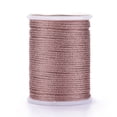 thumbnail image 1 of Polyester Metallic Thread Rosy Brown 1mm 7.65 yards(7m)/roll, 1 of 3