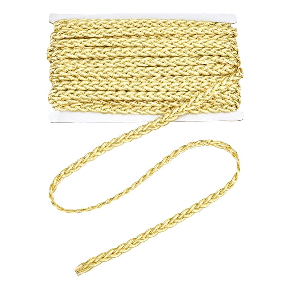 Polyester & Metallic Yarn Knitting Ribbon Flat Garment Accessory Peru 3/8 inch(11mm) 20 yards/card