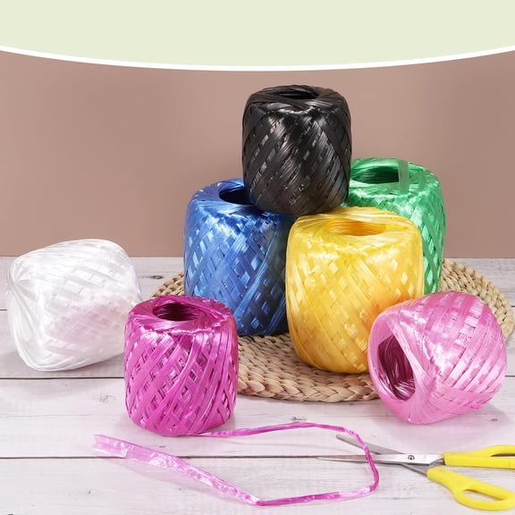 Polyester Nylon Plastic Rope Twine, Household Packing Bundled for Gardening Craft Carrying, Purple