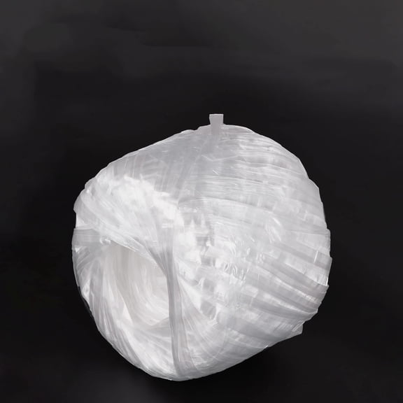 Polyester Nylon Plastic Rope Twine for Packing Gardening Craft, White