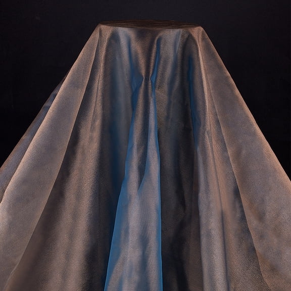 Polyester Organza Fabrics Clothing Accessories Coffee 1500mm 3 yards/pc