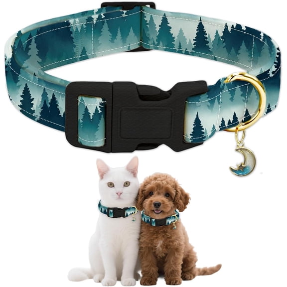 Polyester Pet Collar Pet Supplies Tree 270~400x20mm for DIY