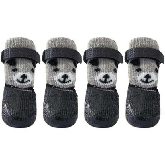 Polyester Pet Socks with Anti-Slip and Breathable Design for Indoor and Outdoor Use on Dogs and Cats