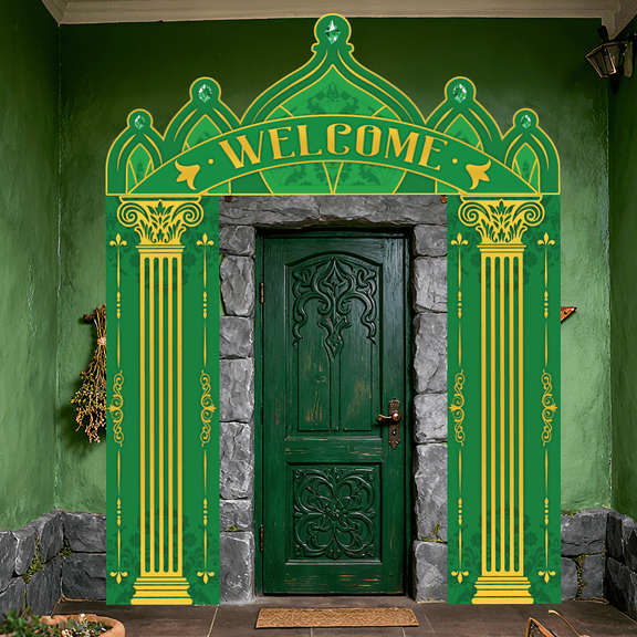 Polyester Photo Backdrop for Party Decoration with 6M Cord Building 260x200cm for making