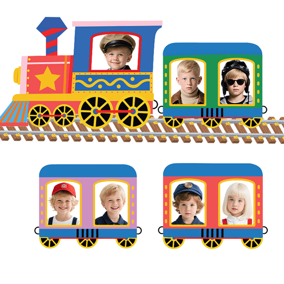 Polyester Photo Backdrop for Party Decoration with 6M Cord Train 63~130x80~86cm for DIY