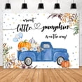 thumbnail image 1 of Polyester Photo Studio Backdrop, Little Pumpkin, It's a Boy, Blue, Multipack, 1 of 3