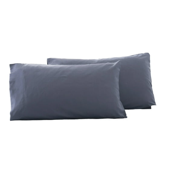 Polyester Pillowcase Set, Breathable Temperature-Regulating, Velvet-Soft Texture, 2-Pack with Envelope Closure for Hot Sleepers and Night Sweats