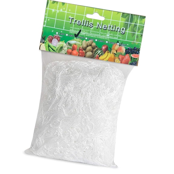 Polyester Plant Climbing Mesh, Space-Saving Trellis Net for Vining Vegetables Flowers in Backyard Gardening