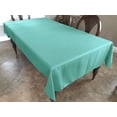 thumbnail image 1 of Polyester Poplin Gaberdine Durable Tablecloth Solid Aqua, 1 of 1