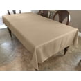 thumbnail image 1 of Polyester Poplin Gaberdine Durable Tablecloth Solid Beige, 1 of 1