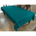 thumbnail image 1 of Polyester Poplin Gaberdine Durable Tablecloth Solid Green Teal, 1 of 1