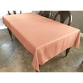 thumbnail image 1 of Polyester Poplin Gaberdine Durable Tablecloth Solid Light Peach, 1 of 1
