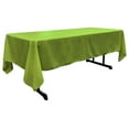 thumbnail image 1 of Polyester Poplin Washable Rectangular Tablecloth, Stain and Wrinkle Resistant Table Cover 60x108, Fabric Table Cloth for Dinning, Kitchen, Party, Holiday 60 by 108-Inch, Lime, 1 of 4