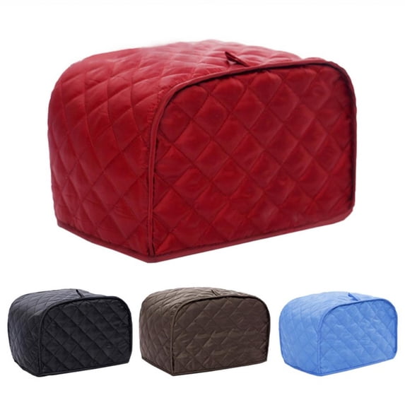 Polyester Quilted 2 Slice Toaster Cover Coffee Maker Appliance Cover Dust and Fingerprint Protection