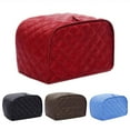 thumbnail image 1 of Polyester Quilted 4 Slice Toaster Cover Coffee Maker Appliance Cover Dust and Fingerprint Protection, 1 of 7
