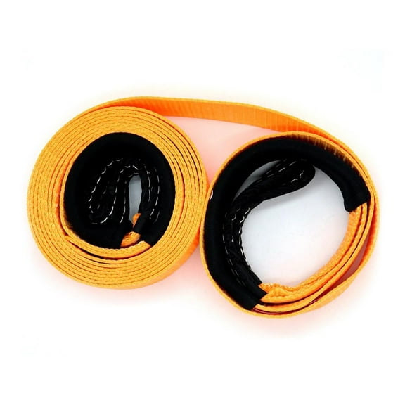 Polyester Recovery Strap Heavy Duty Emergency Off Road Towing Rope 16ftx2in Trailer Rope 5 Tons Capacity for Towing Vehicles ,Durable & Safe