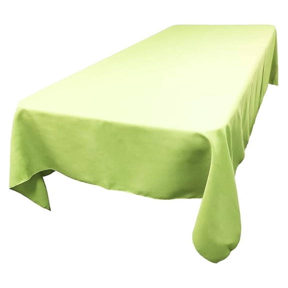 Polyester Rectangle Tablecloth, 60 Inch by 108 Inch, (Sage)