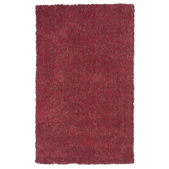 Polyester Red Heather Area Rug - 7 ft. 6 in. x 9 ft. 6 in.