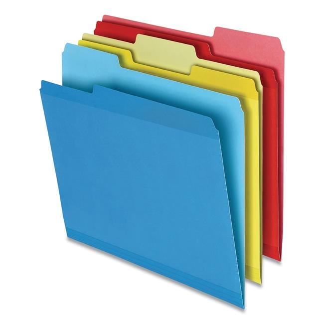 Polyester Reinforced File Folder, Multi Color - Size Letter - Walmart.com