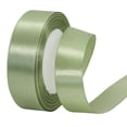 thumbnail image 1 of Polyester Ribbon For Gift Wrapping And Crafts, 1 Inch X 25 Yards Quality Fabric Ribbon For Bouquet Flower, Christmas Wedding Decoration, Sage Green, 1 of 4