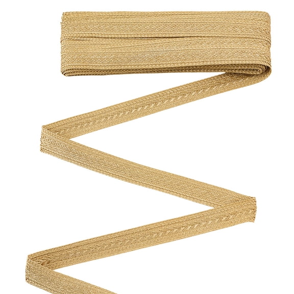 Polyester Ribbon for Garment Accessories Gift Decoration Yellow 7/8 inch(21mm) about 10.00 Yards(9.14m)/pc