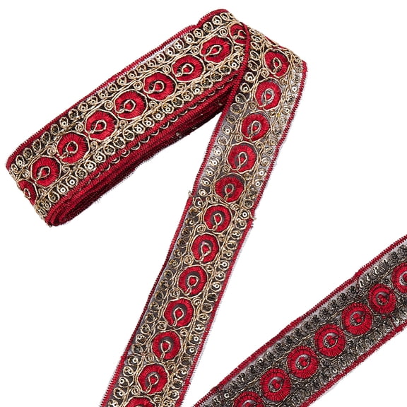 Polyester Ribbons for Clothing Ornament FireBrick 1-3/4 inch(45mm)