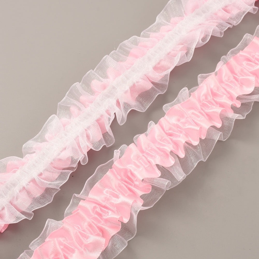 Polyester Ribbons with Paillettes Triangle Silver 1-5/8 inch(40mm ...