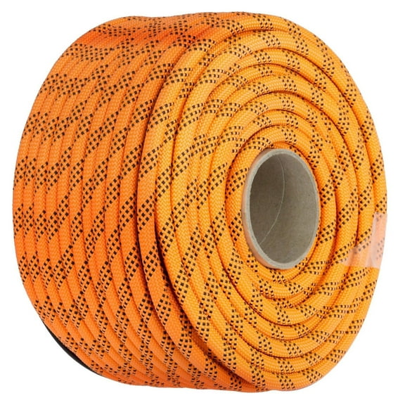 Polyester Rope 7/16 Inch x 200 Feet - Double Braid Nylon Core Pulling Rope, 880LB Load Capacity for Arborist, Gardening, Marine & Sailing