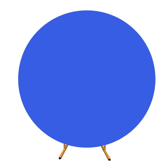 Polyester Round Covers for Wedding Party Decoration Elastic Bands Backdrop Covers Photography Studio Background