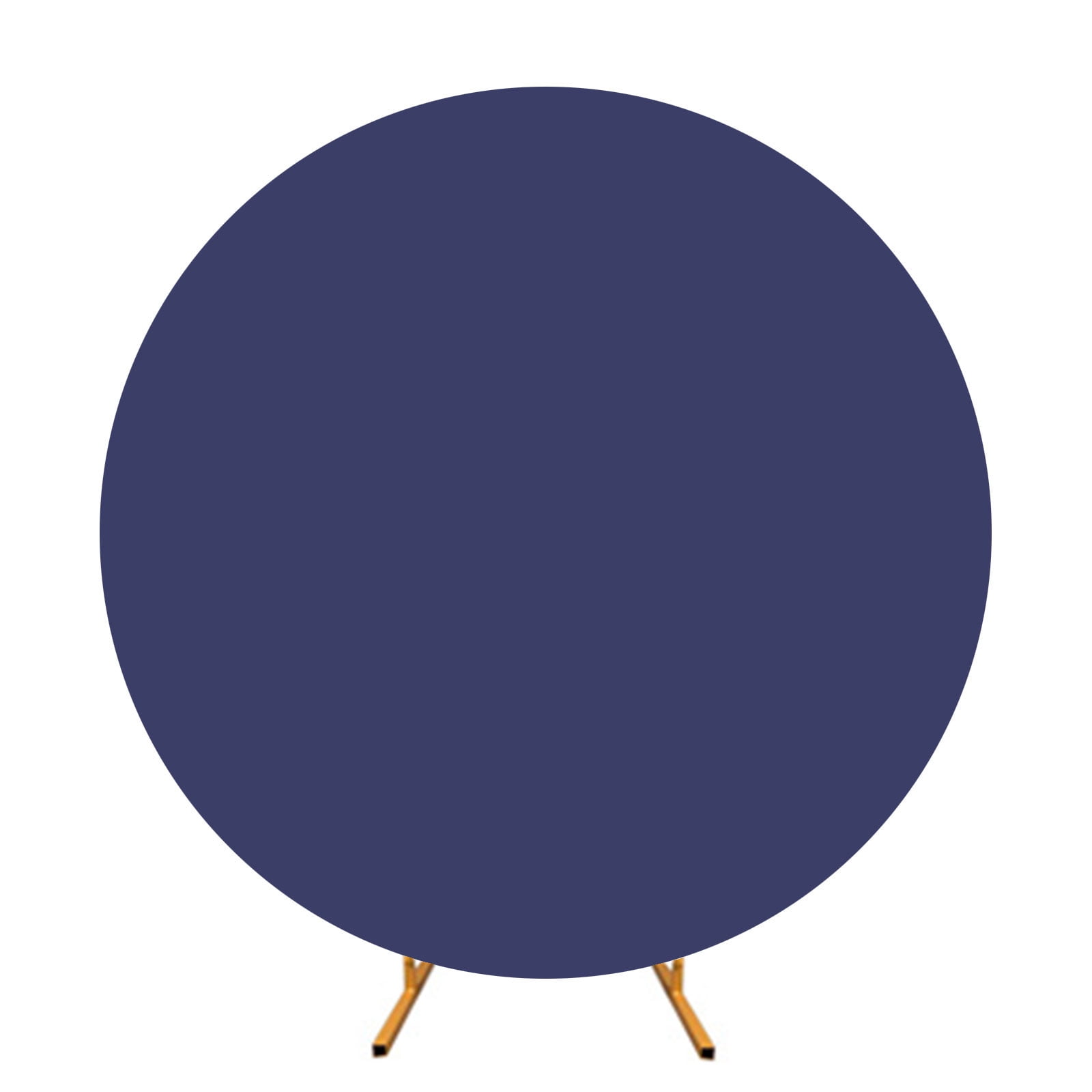 Polyester Round Covers for Wedding Party Decoration Elastic Bands ...