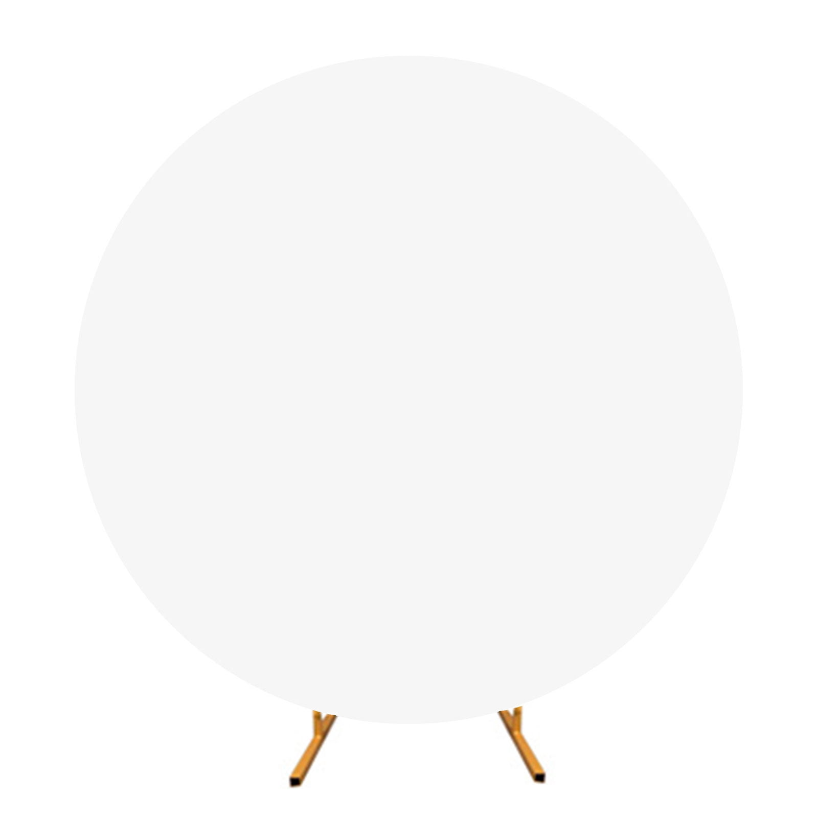 Polyester Round Covers for Wedding Party Decoration Elastic Bands ...