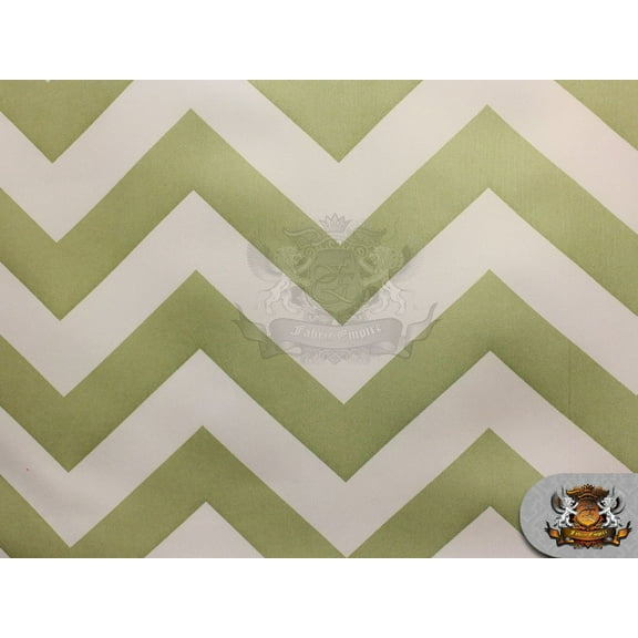 Polyester Satin Chevron Fabric OLIVE / 60" Wide / Sold by the yard
