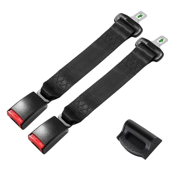 Hunlyman Polyester Seat Belt Extender 14Inch,Auto Seatbelt Extender 2PCS Comfortable and Convenient for Car Seat Universal