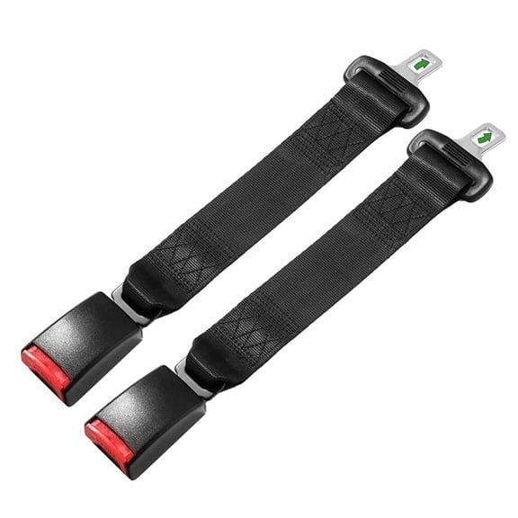 Hunlyman Polyester Seat Belt Extender 14Inch,Auto Seatbelt Extender 2PCS Comfortable and Convenient for Car Seat Universal