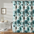 thumbnail image 1 of Polyester Shower Curtain, 72"x 72" Waterproof Fabric Shower Curtains for Bathroom, Blue, 1 of 11
